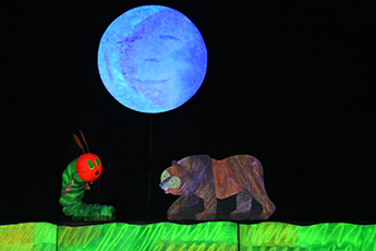 A Brown Bear A Caterpillar & A Moon: 
